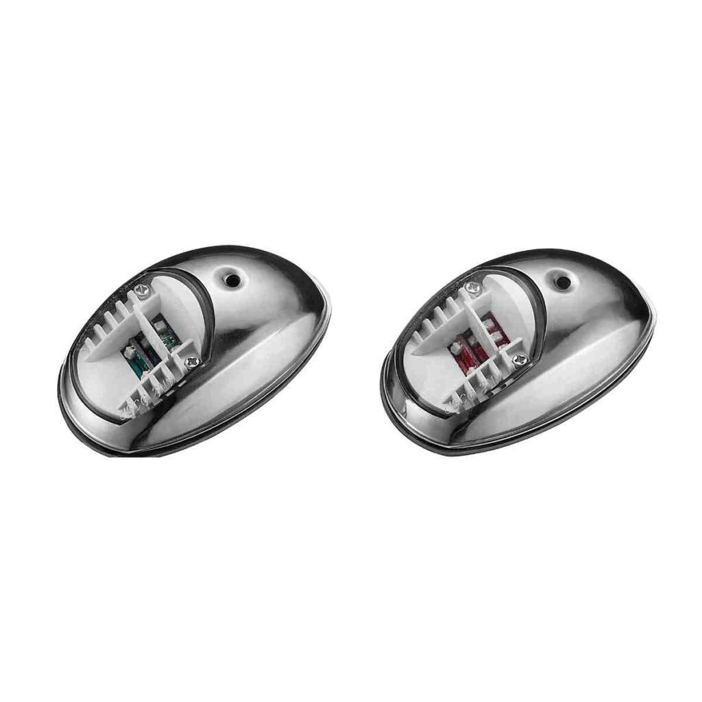BLA Navigation Lights - LED Side Mount Stainless Steel