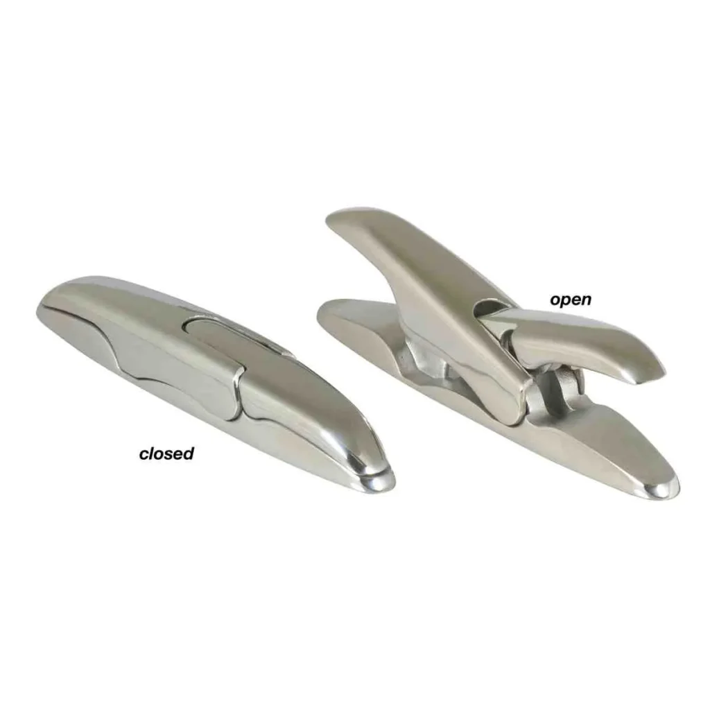 Marine Town® X-Folding Cleats - Cast Stainless Steel