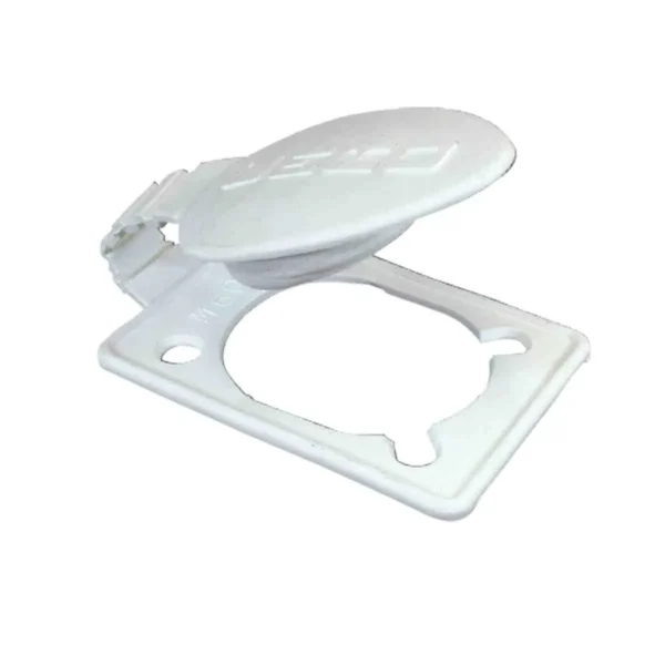 White cap and base gasket