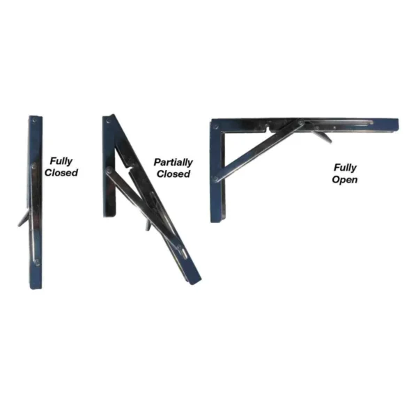 Marine Town® Folding Support Bracket - Stainless Steel