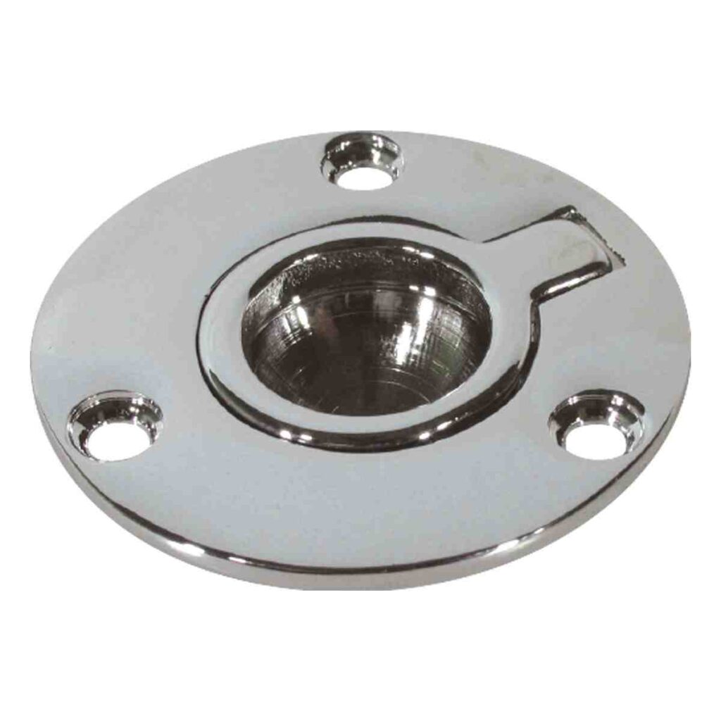 Marine Town® Round Lift Ring - Chrome Brass