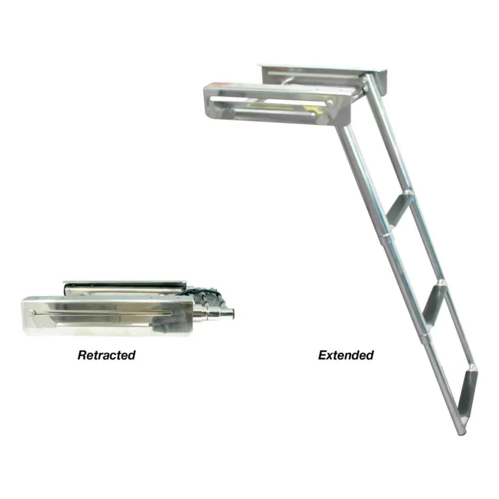 Marine Town® Telescopic Boarding Ladder - Stainless Steel