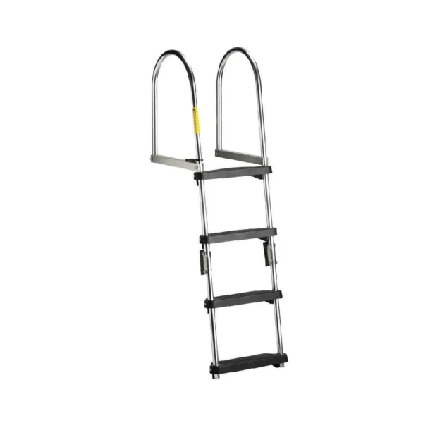 Garelick EEz-In® Premium Folding Pontoon Transom Boarding Ladder