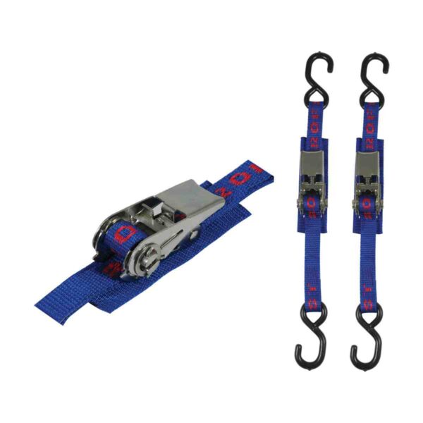 Aerofast Ratchet Tie Downs - Stainless Steel Heavy Duty Transom 800kg