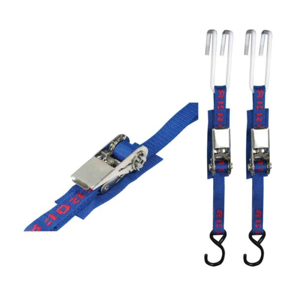 Aerofast Ratchet Tie Downs - Stainless Steel Heavy Duty Transom 500kg