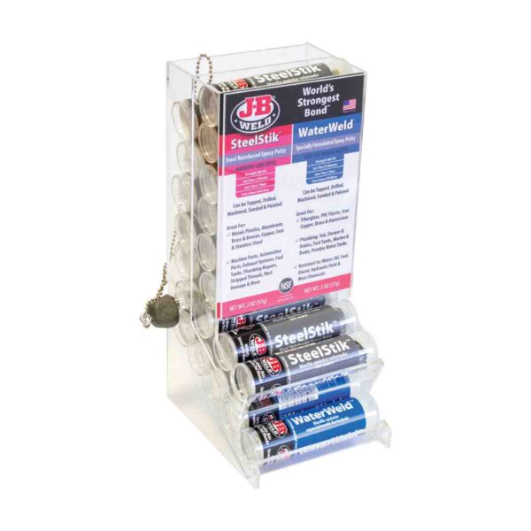 J-B Weld Steelstik And Waterweld Counter Display