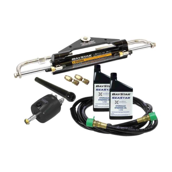 Dometic BayStar Compact Steering Kit Adjustable with Outboard Hose