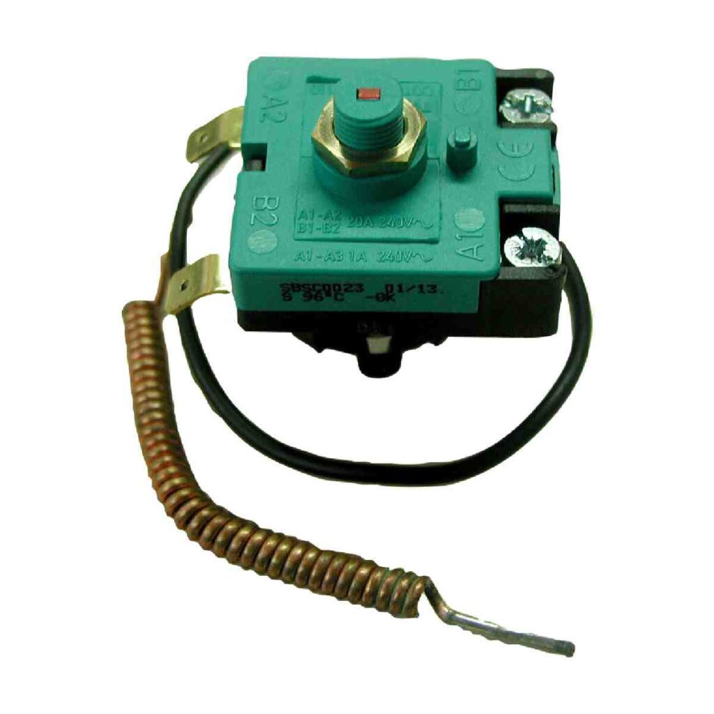 Isotherm® Stainless Steel Water Heaters Overheat thermostat