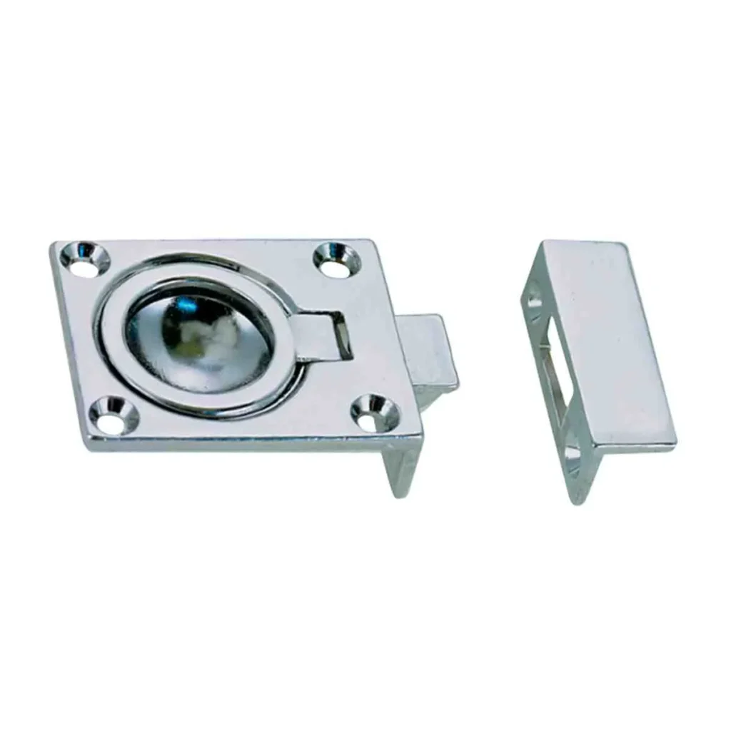 Perko® Flush Ring Catch - Chrome Plated