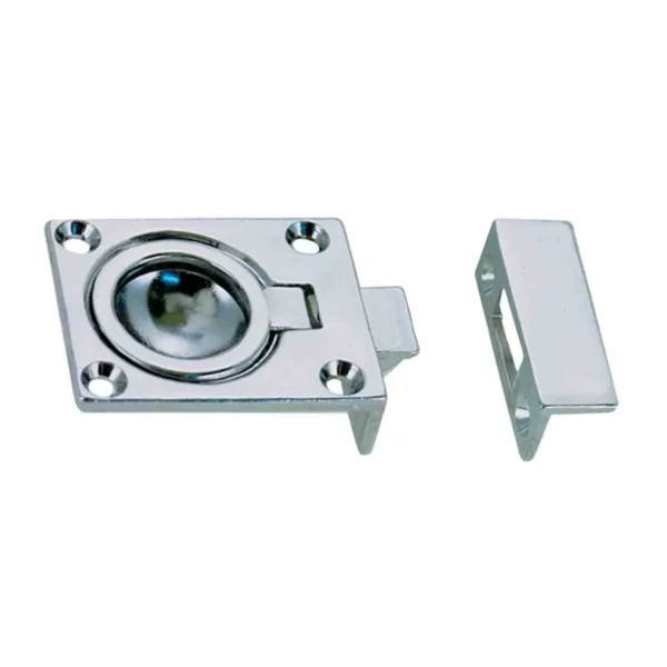 Perko® Flush Ring Catch - Chrome Plated