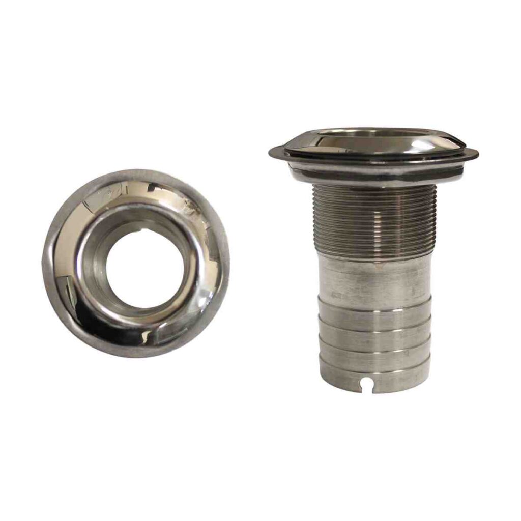 Marine Town® Skin Fittings - Mega Flow Stainless Steel
