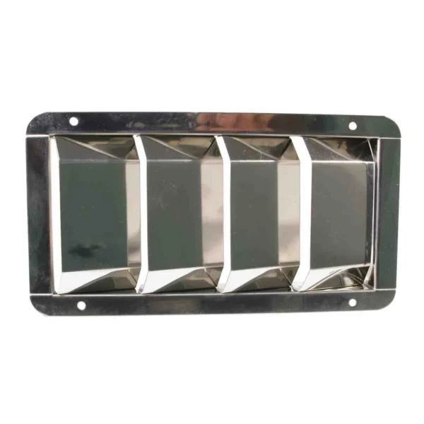 Louvre Vents - Stainless Steel Flat Top