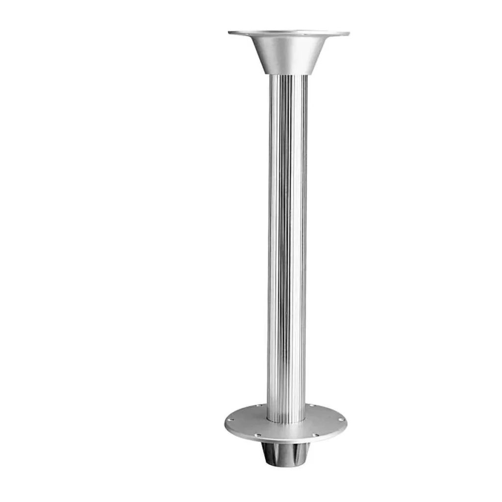 Garelick Eez-In Stowable Marine Table Hardware - 73mm Post & 235mm Dia. Base