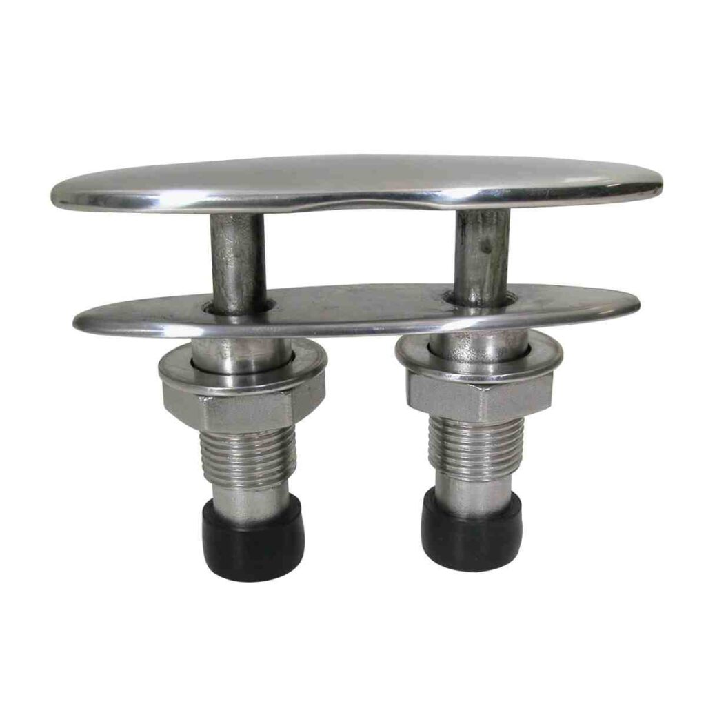 Marine Town® Drop Down Cleats - Cast Stainless Steel
