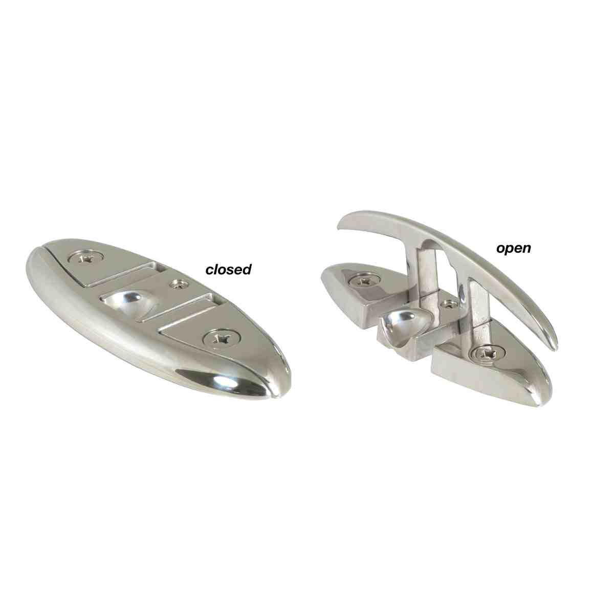 Marine Town® Foldaway Cleat - Cast Stainless Steel