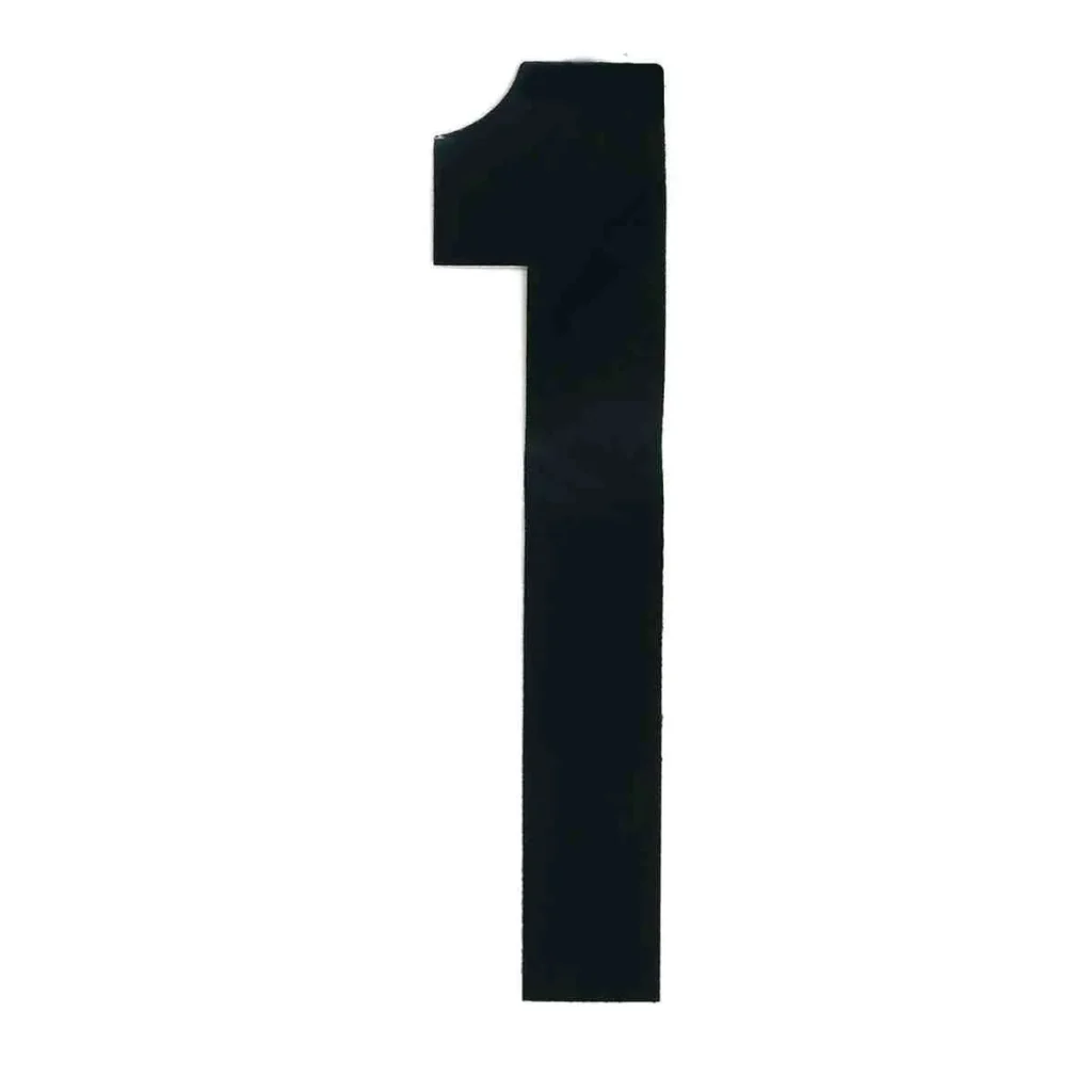 BLA Boat Rego Letters & Numbers -  200mm Black