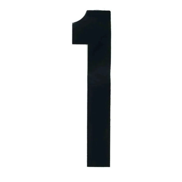 BLA Boat Rego Letters & Numbers -  200mm Black