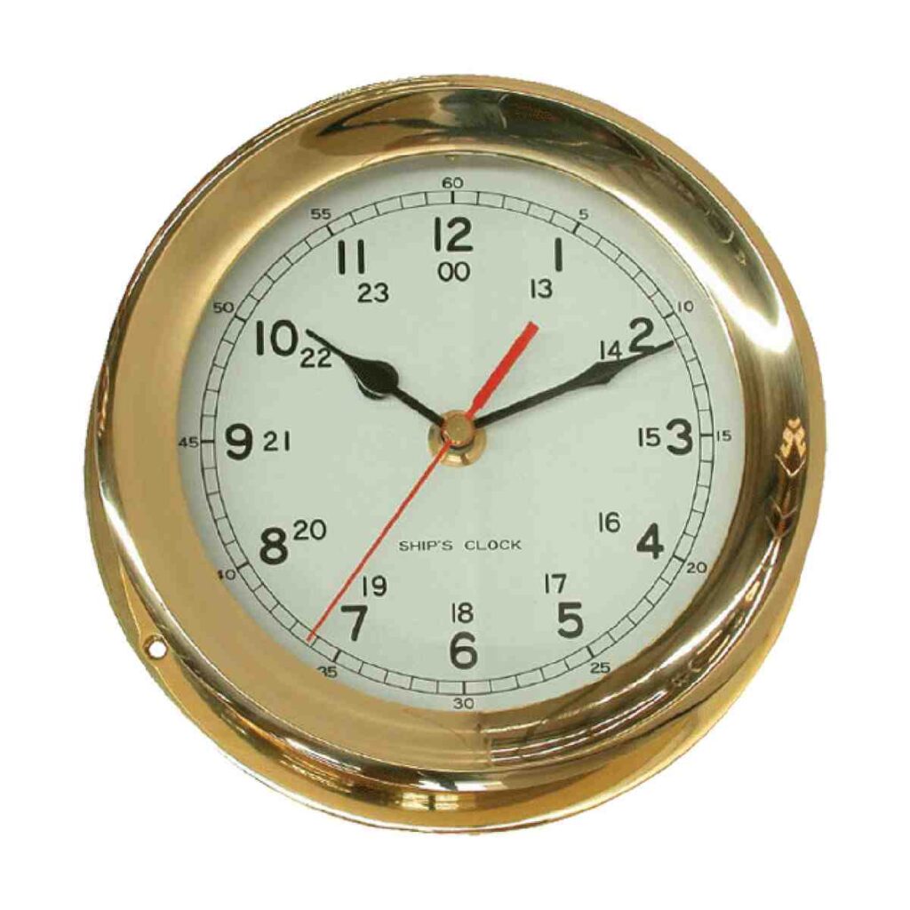 Marine Town Clocks and Barometers - Brass