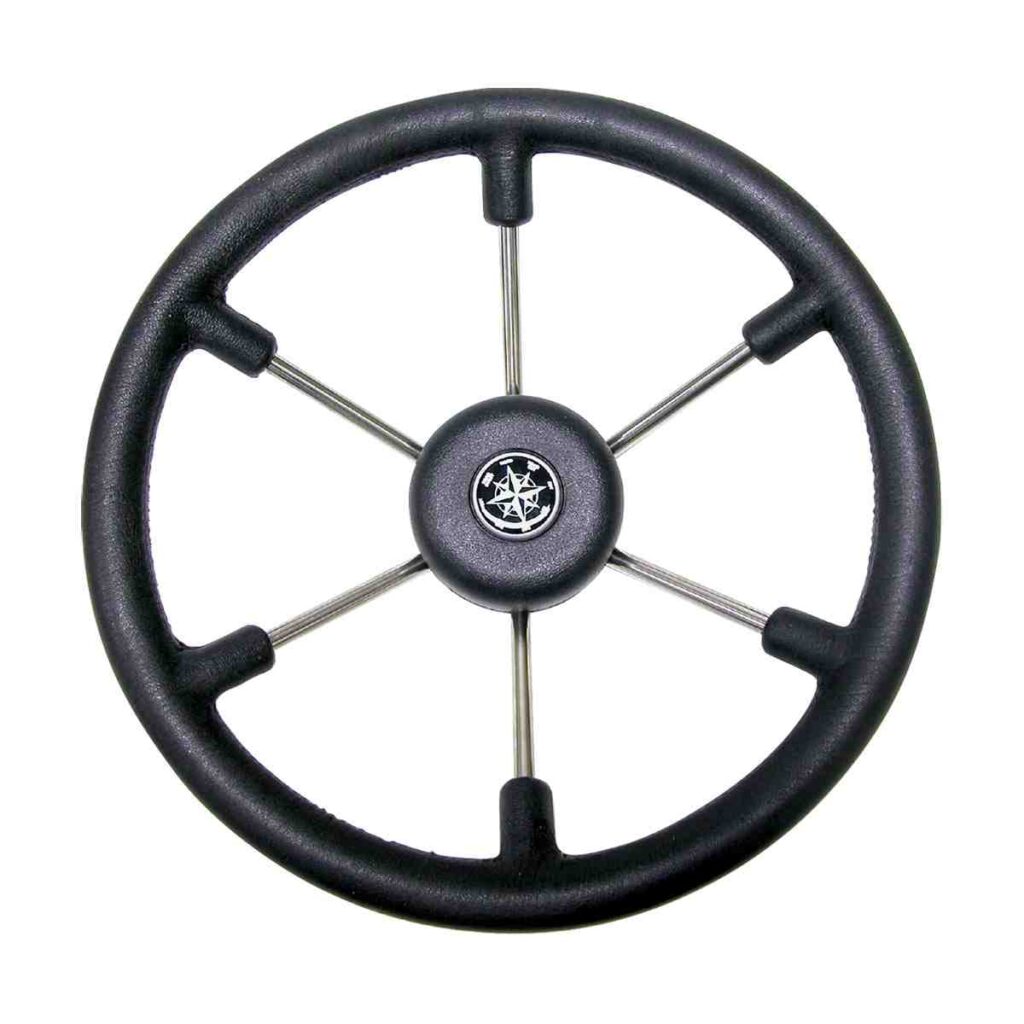 Luisi Steering Wheel - Leader Six Spoke Stainless Steel