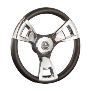 Gussi® Italia Steering Wheel - Model 13 Three Spoke Aluminium