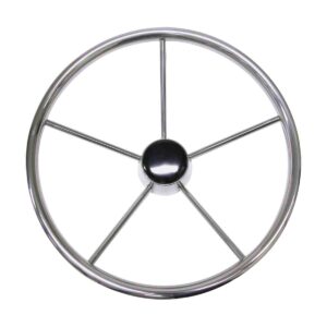Steering Wheel - Five Spoke Stainless Steel