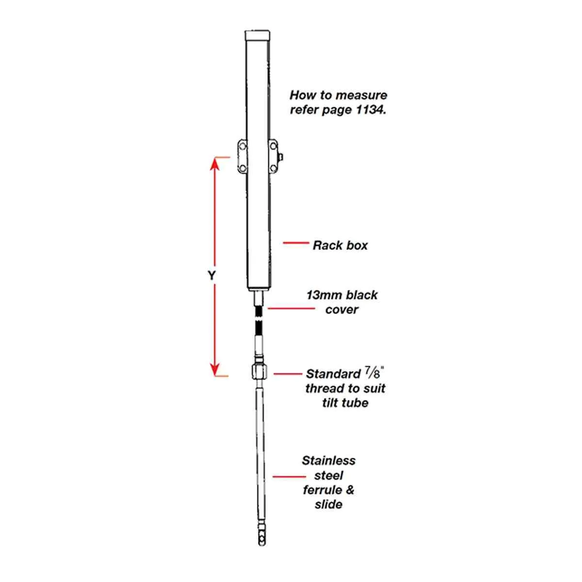 Dometic SeaStar Solutions® Steering Cable - The Rack
