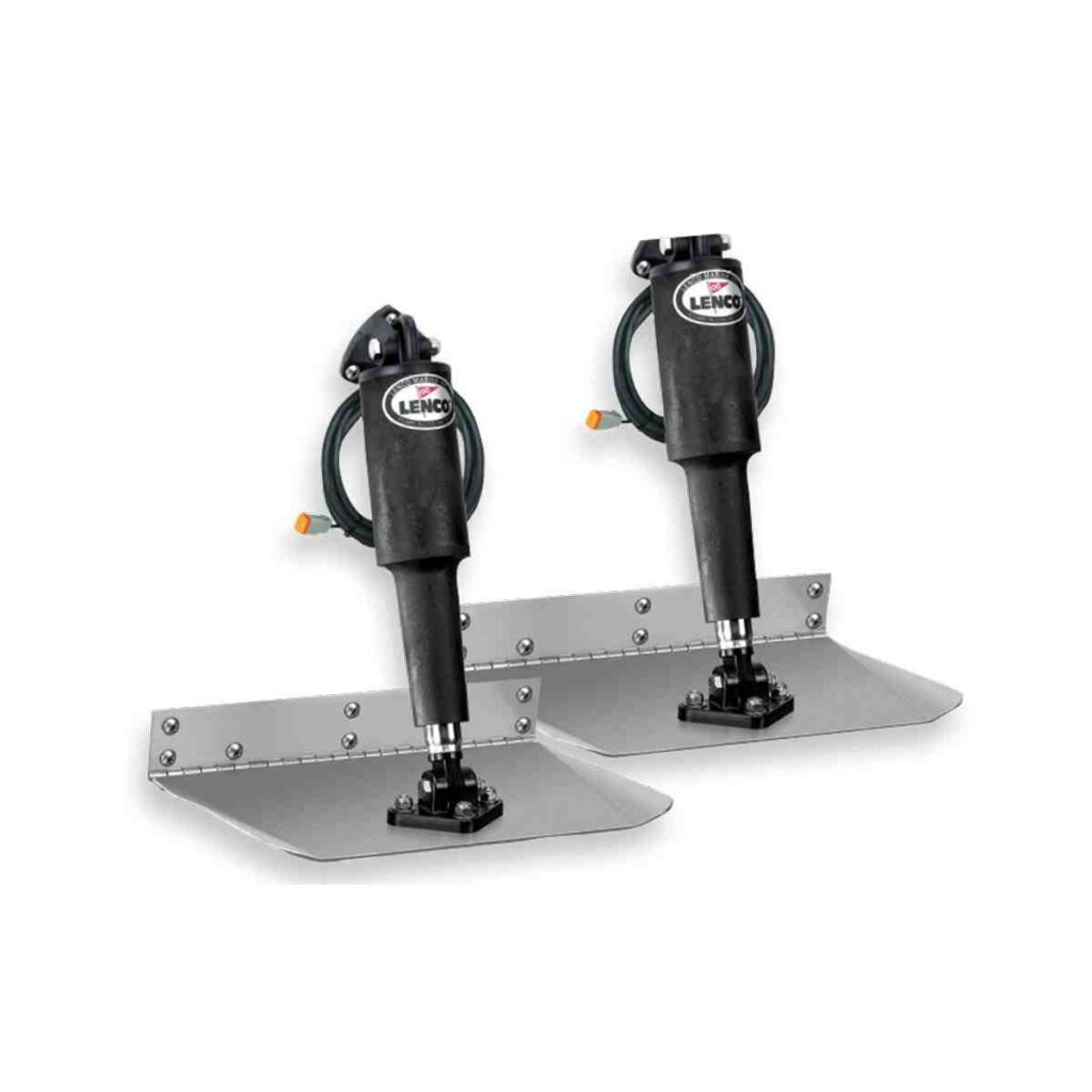 Lenco Standard Mount Trim Tab - 12-Gauge Blades / 12-Volt Actuators