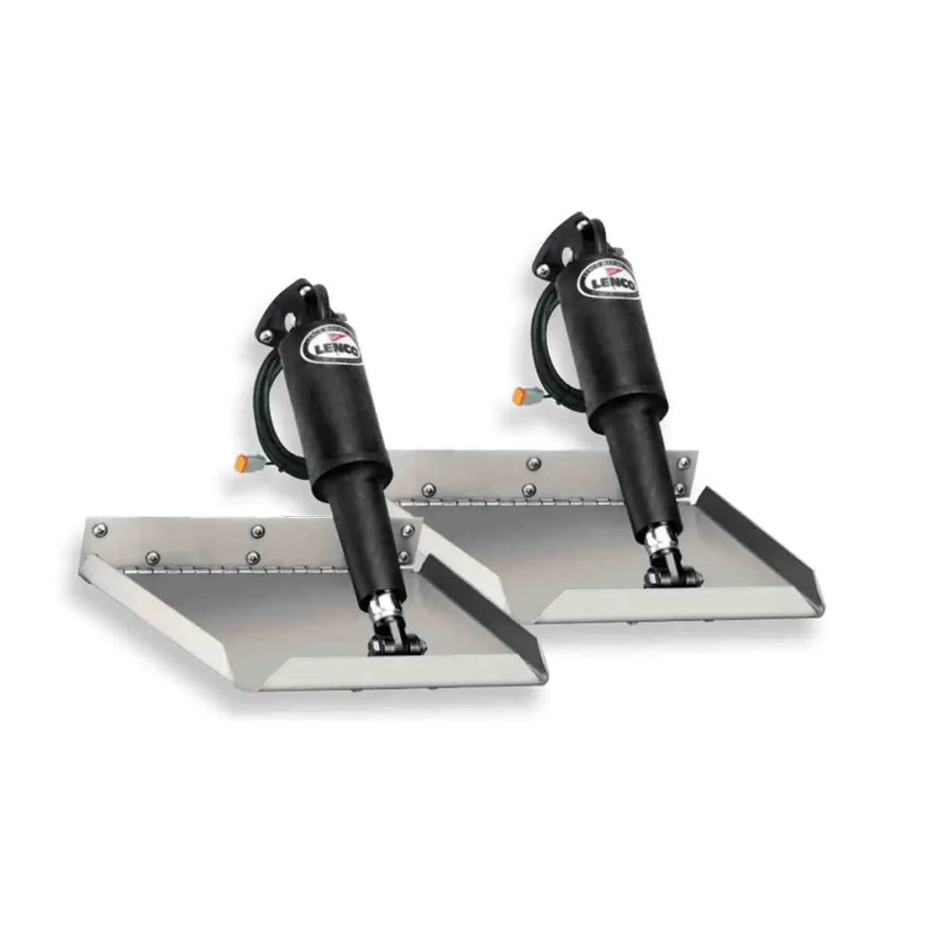 Lenco Edge Mount Trim Tab Kit - 12-Gauge Blades / 12-Volt Actuators