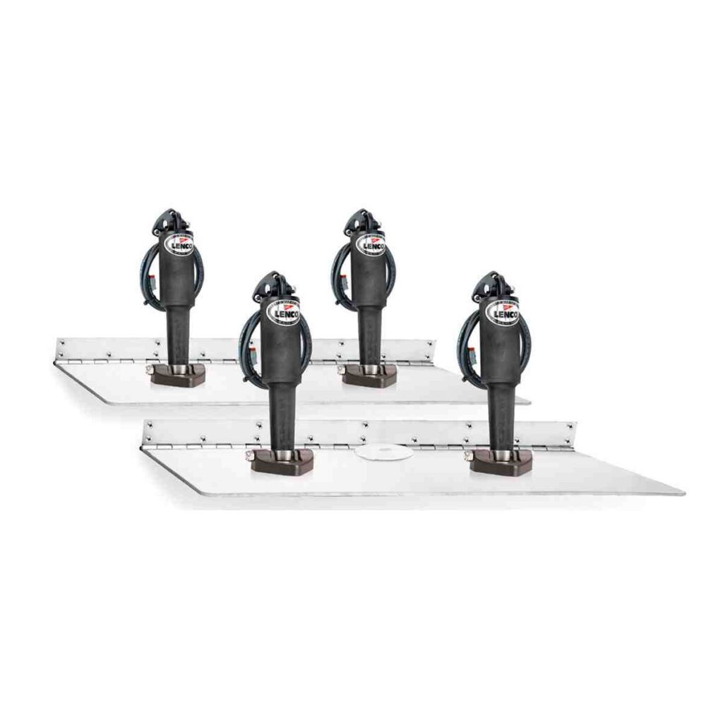 Lenco Super Strong Trim Tab With Dual Actuator Kits