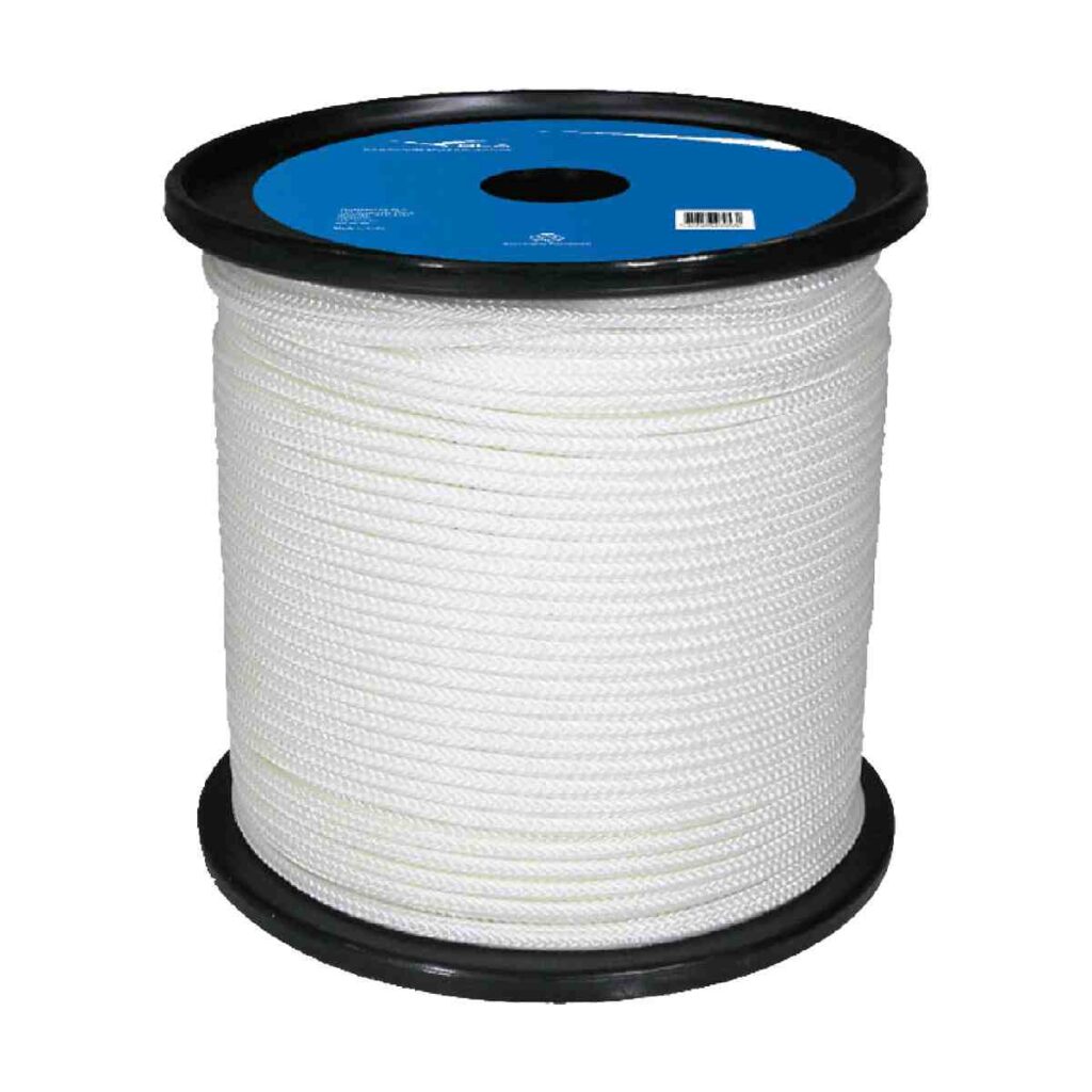 BLA Cord  - Plaited Polyester Venetian Blind - White