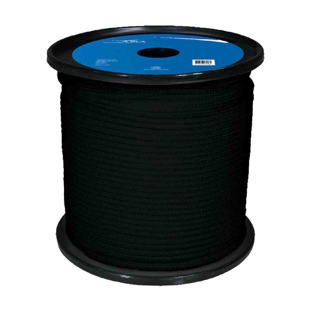 BLA Cord  - Plaited Polyester Venetian Blind - Black