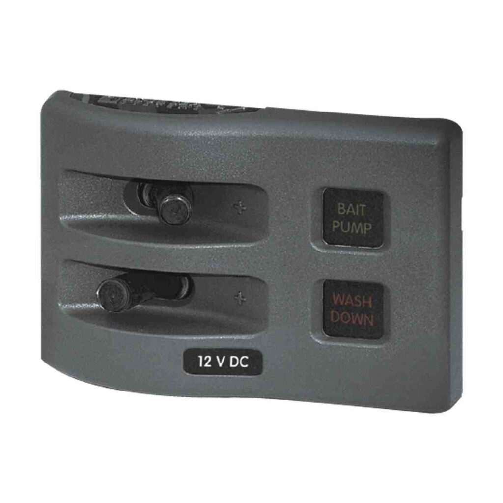 Blue Sea Systems WeatherDeck Switch Panel - Fused