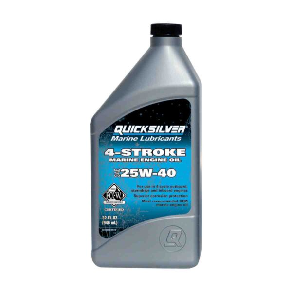 Quicksilver 4-Stroke Marine Engine Oil - FCW 25W40
