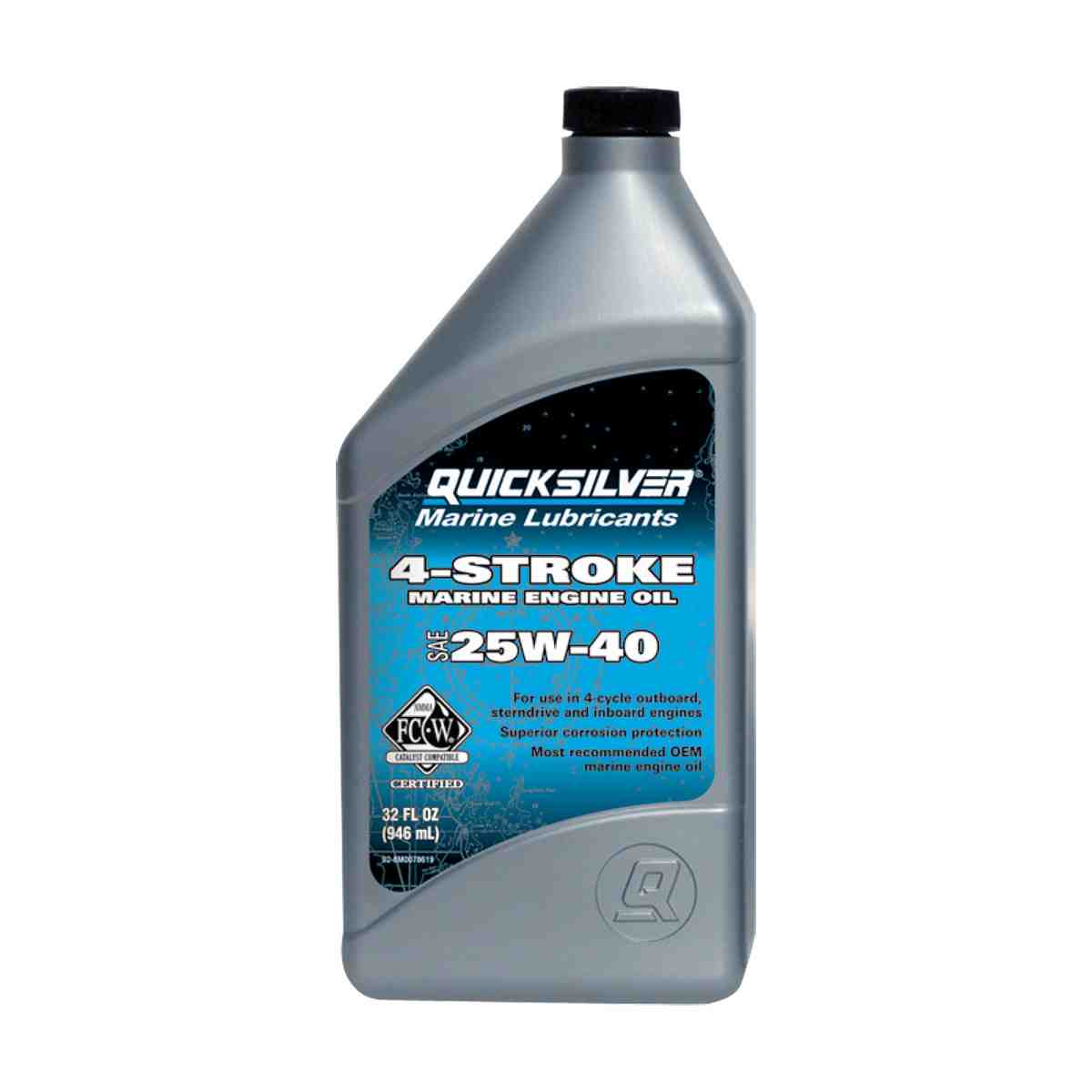 Quicksilver 4-Stroke Marine Engine Oil - FCW 25W40