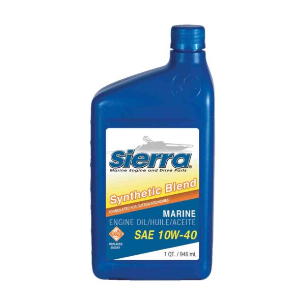 Sierra Marine Outboard 4-Stroke Engine Oil - Semi-Synthetic 10W-40 FC-W