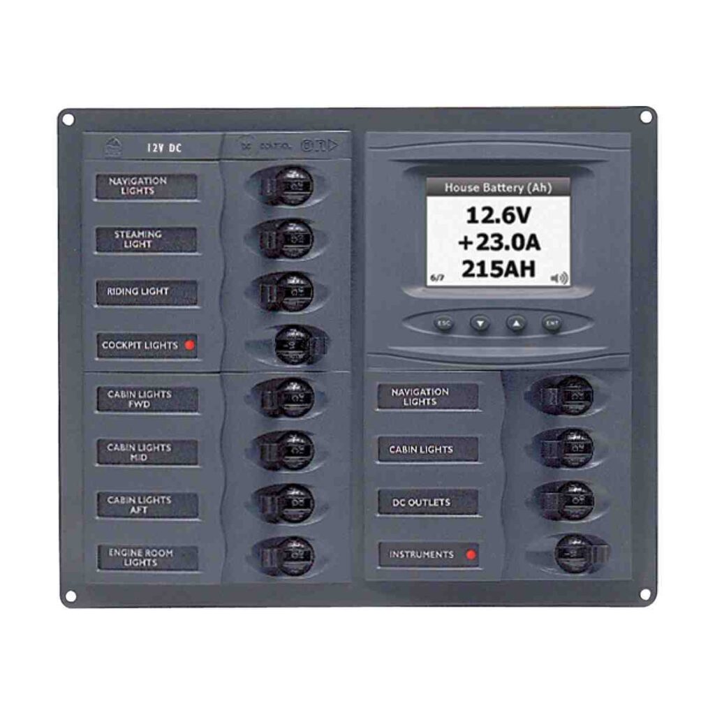 BEP 'Contour' Circuit Breaker Panels - with Digital Meters
