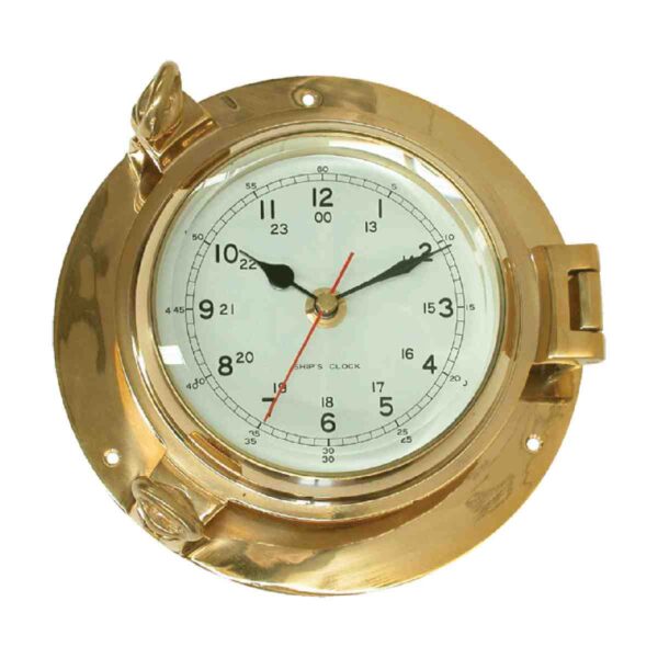 Marine Town Clocks and Barometers - Porthole Brass - 231014