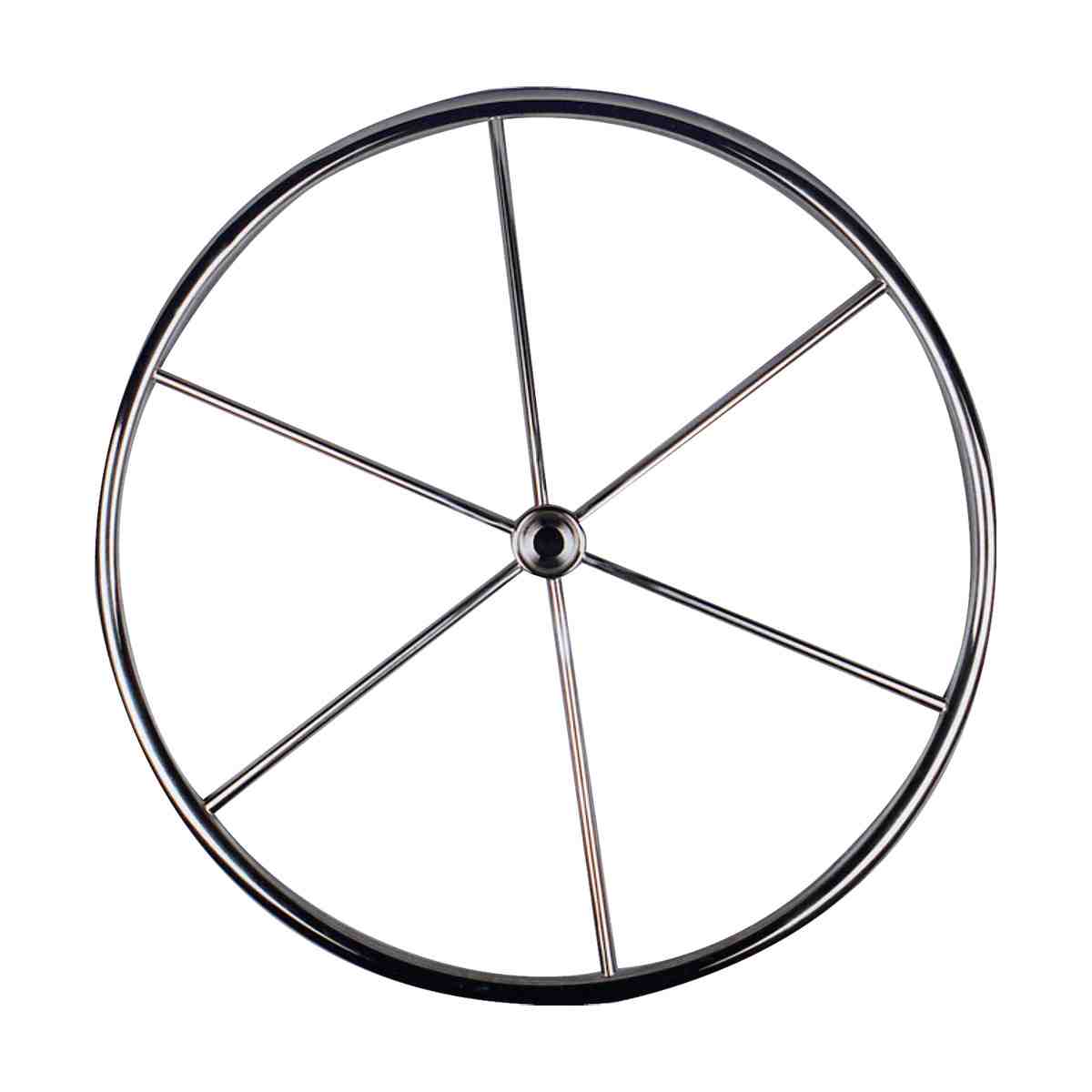 Steering Wheel - Six Spoke Stainless Steel - 271296