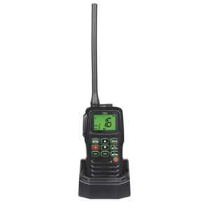 GME GX625 Handheld VHF Marine Radio – 5/1W, IP66 Waterproof, Li-Ion Battery