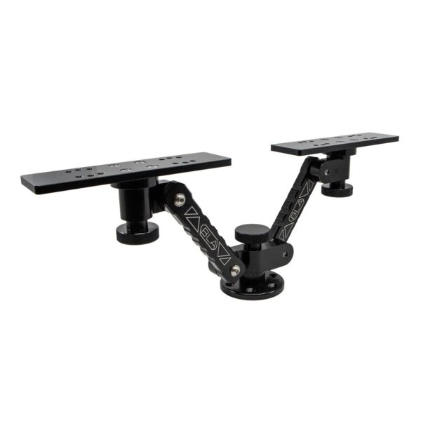 BLA Extreme Dual Electronics Mounts – 360° Adjustable MFD & Transducer Pole Mounts with RAM Base Compatibility